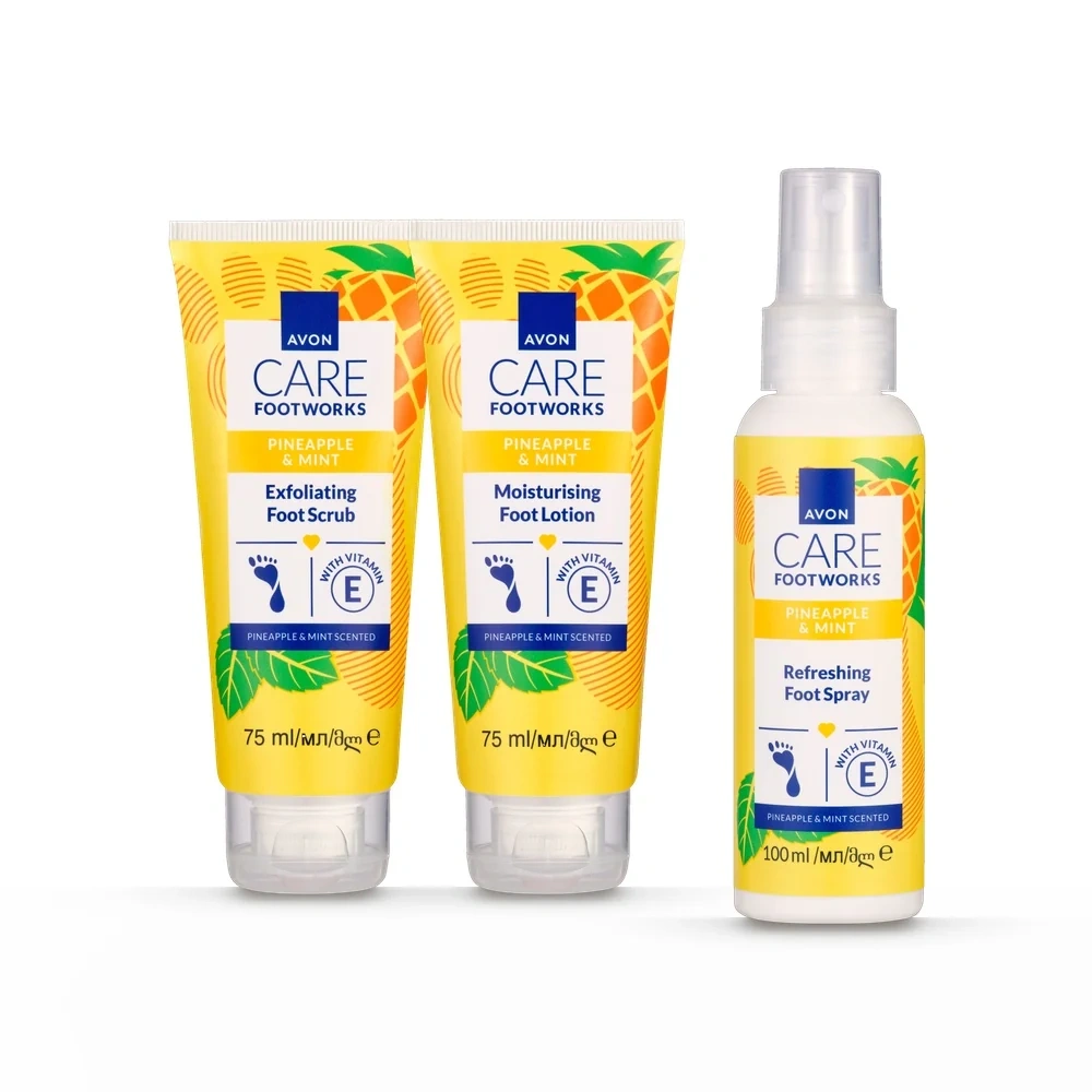 Avon Sada Footworks Pineapple & Mint