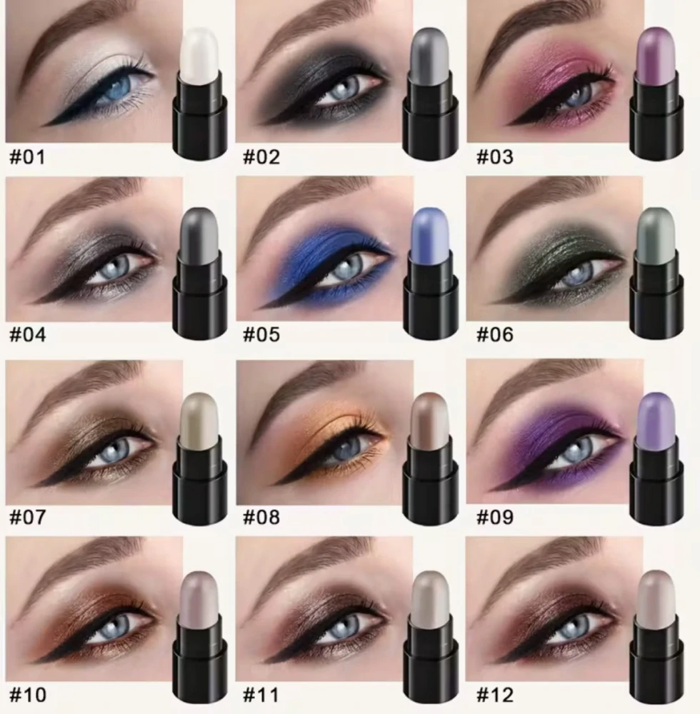 12-barevná Sada Očních Stínů 