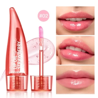 Růžový Aloe Vera olej na rty 