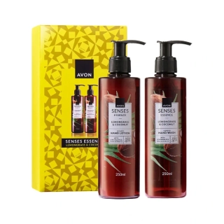 Avon SADA S VŮNÍ KOKOSU A CITRONOVÉ TRÁVY V DÁRKOVÉM BALENÍ