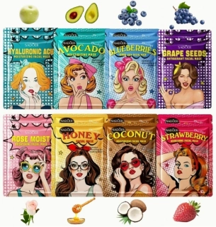 SADOER Bohyně hydratační masky na obličej