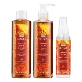 Avon  3dílná sada s vůní dřevin, hřebíčku a mandarinky