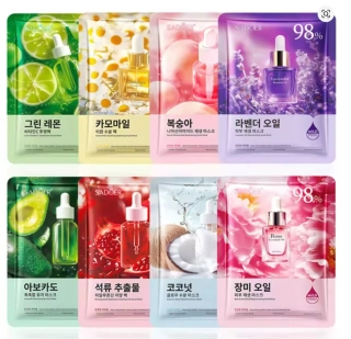 SADOER Fruits Face Mask korejská hydratační maska