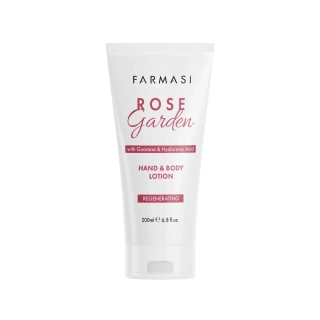 FARMASI  Rose Garden Hydratační mléko na ruce a tělo s guaranou a kyselinou hyaluronovou, 200 ml